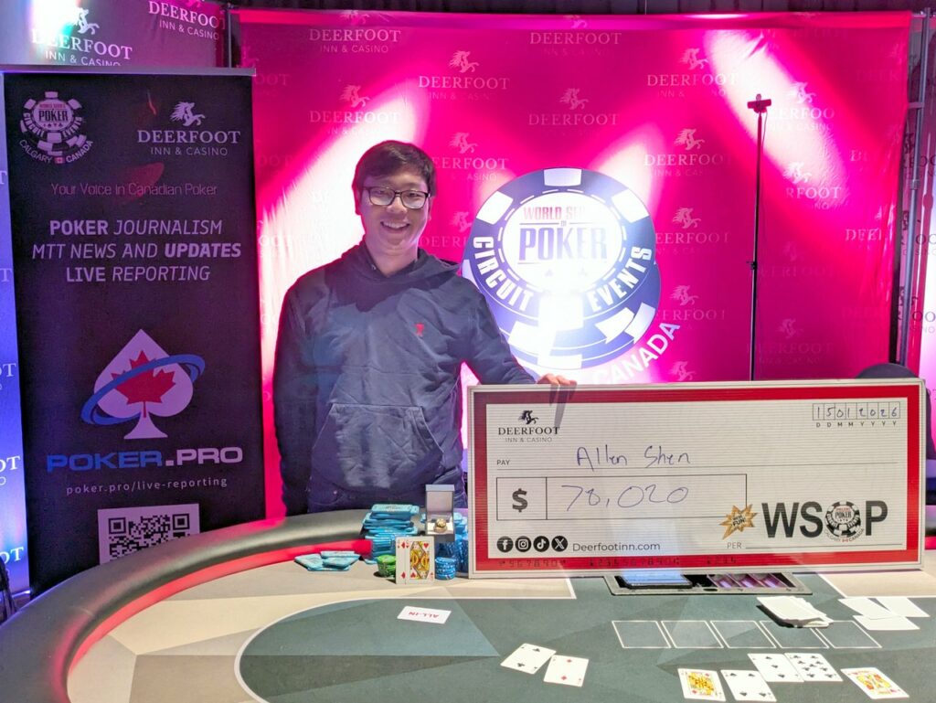 Allen Shen Claims Monster Stack Ring as Main Event Day 1a Delivers Big Prizes